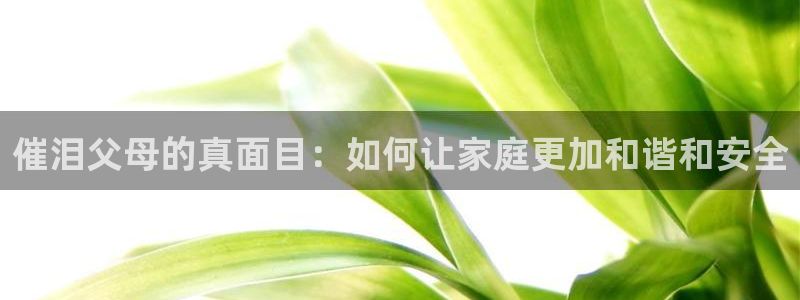 西瓜免费看电影大全：催泪父母的真面目：如何让家庭更加和谐和安全